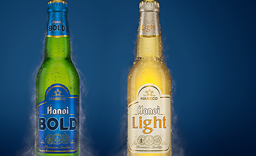 HABECO cho ra mắt cặp sản phẩm bia đẳng cấp Hanoi Bold và Hanoi Light